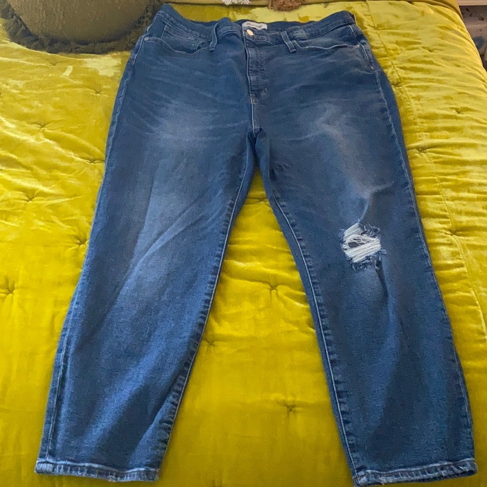 Madewell mom jean